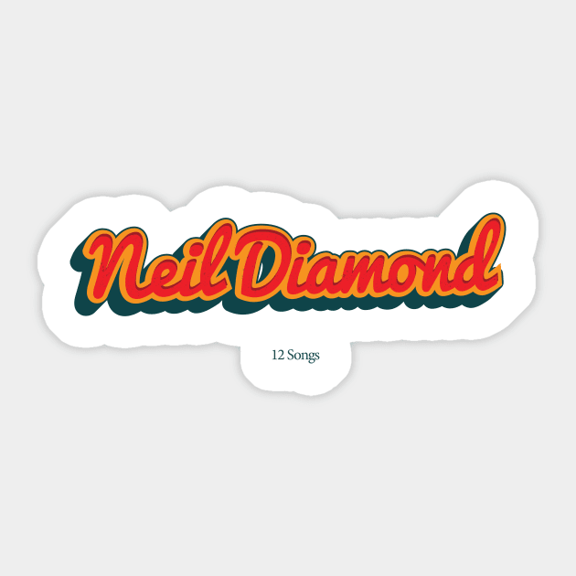 Neil Diamond Sticker by PowelCastStudio